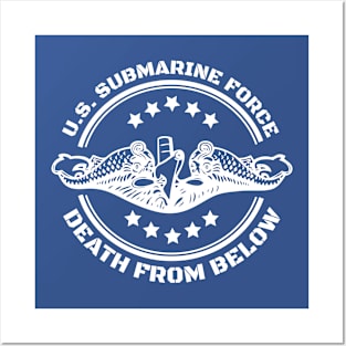 US Submarine Force Death From Below Posters and Art